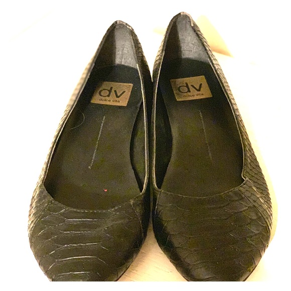 Dolce Vita Shoes - Black snake embossed dolce vita flats Dolce Vita Shoes - Black snake embossed dolce vita flats